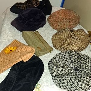 Liz Claiborne Hats and Make up bag